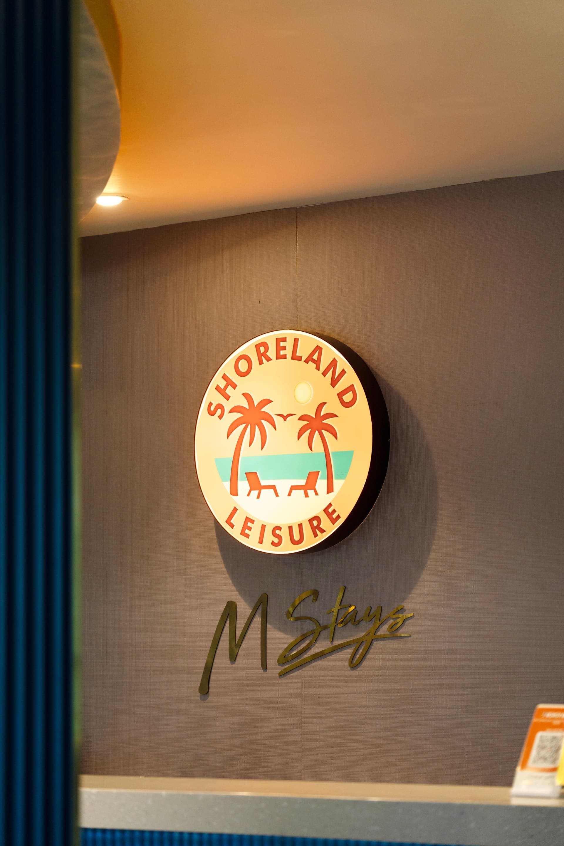 Shoreland Leisure Stays – Reception Signage