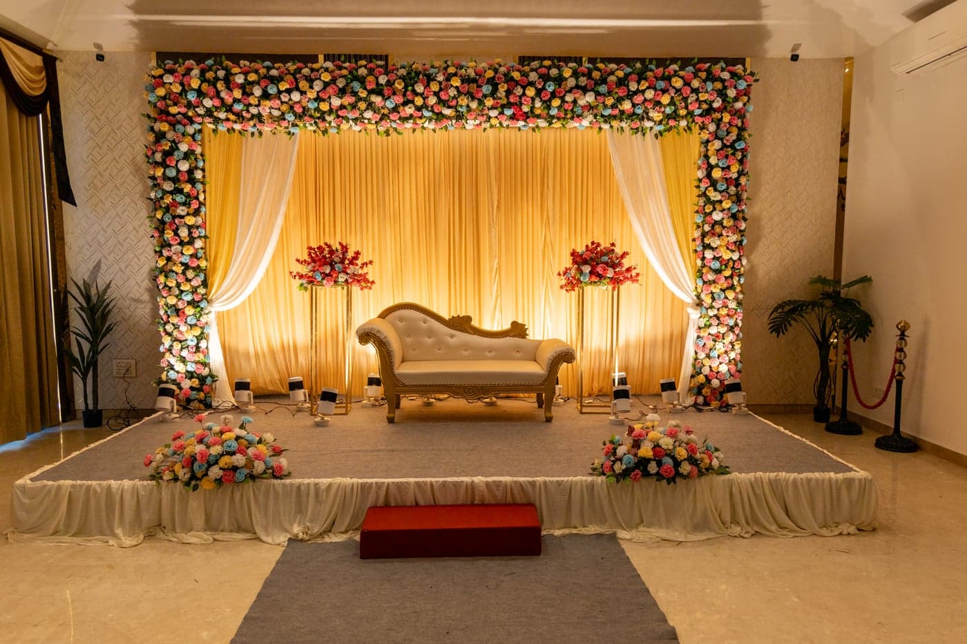 Samudhra Hall – decorated stage